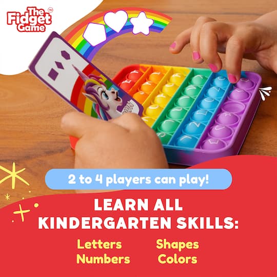 The Fidget Game Unicorns vs Dragons Educational Game Set